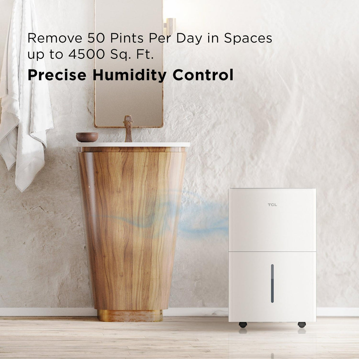 50-Pint Smart Dehumidifier with Wi-Fi N536