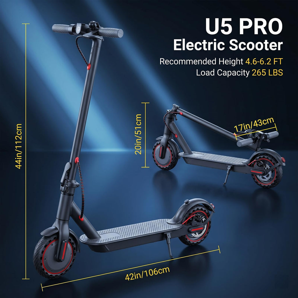 Electric Scooter with 350W/500W Motor, 8.5" Solid Tires, Foldable T61739