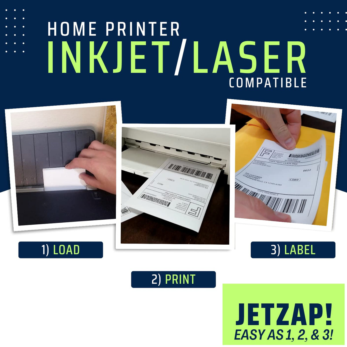4x6 Shipping Labels for Inkjet and Laser Printers 120 Pack N612283