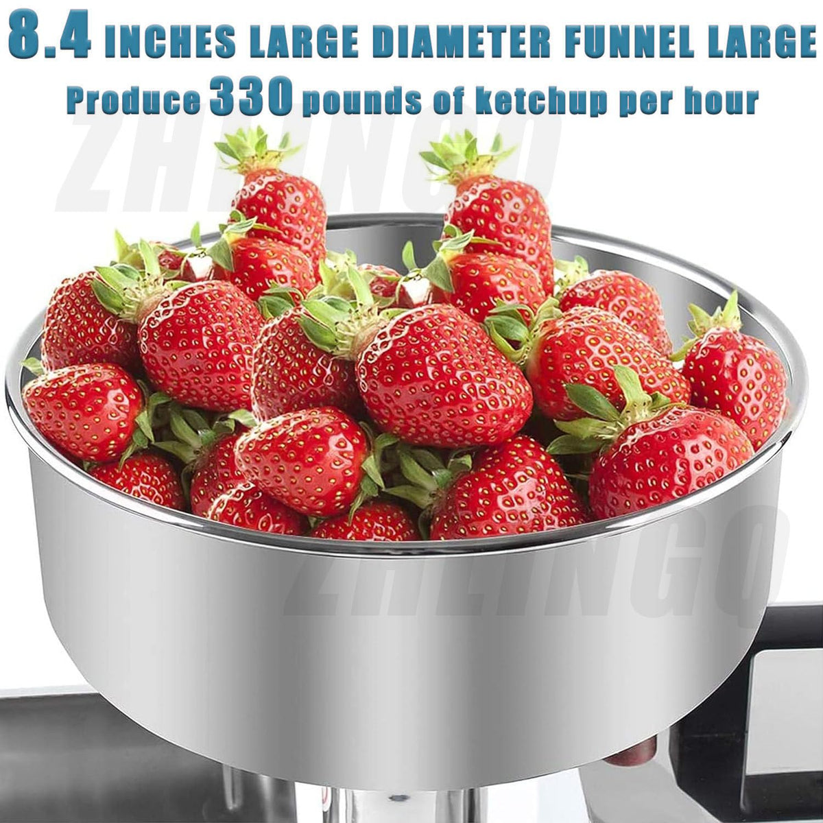 450W Stainless Steel Electric Tomato Strainer O265