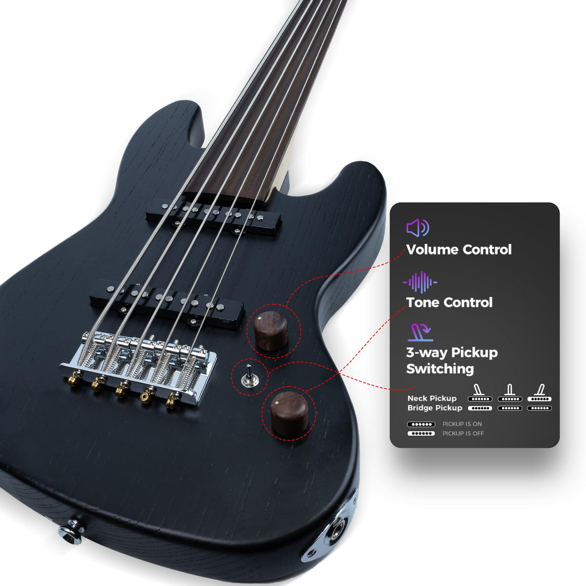 5 String Electric Bass P964