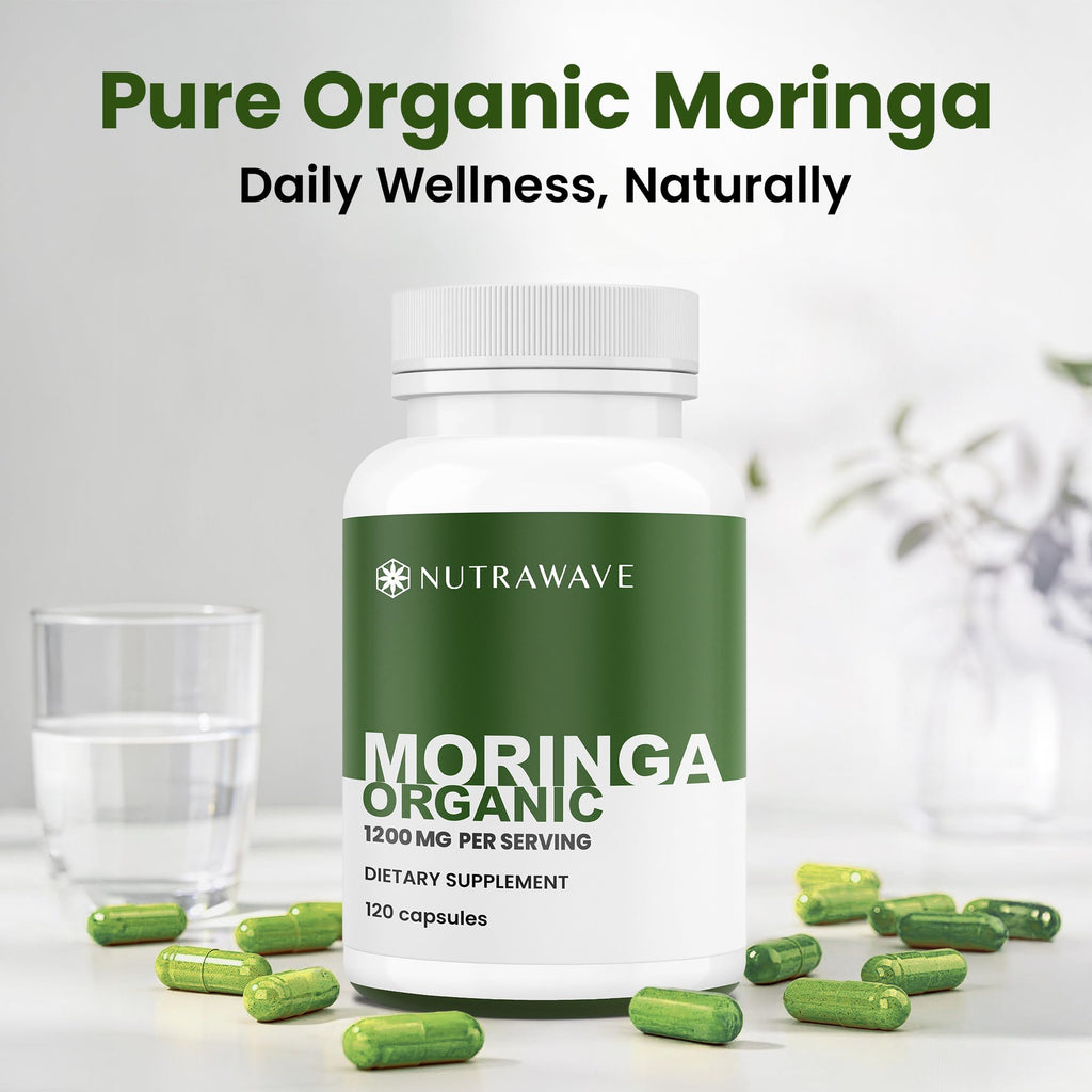 Organic Moringa Capsules 1200mg 120 Capsules Z6901
