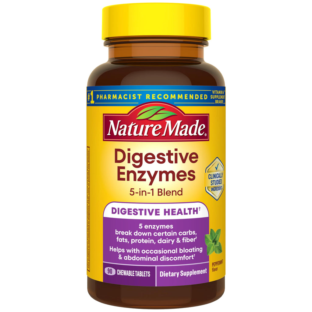 Digestive Enzymes 90 Chewable Tablets C15182
