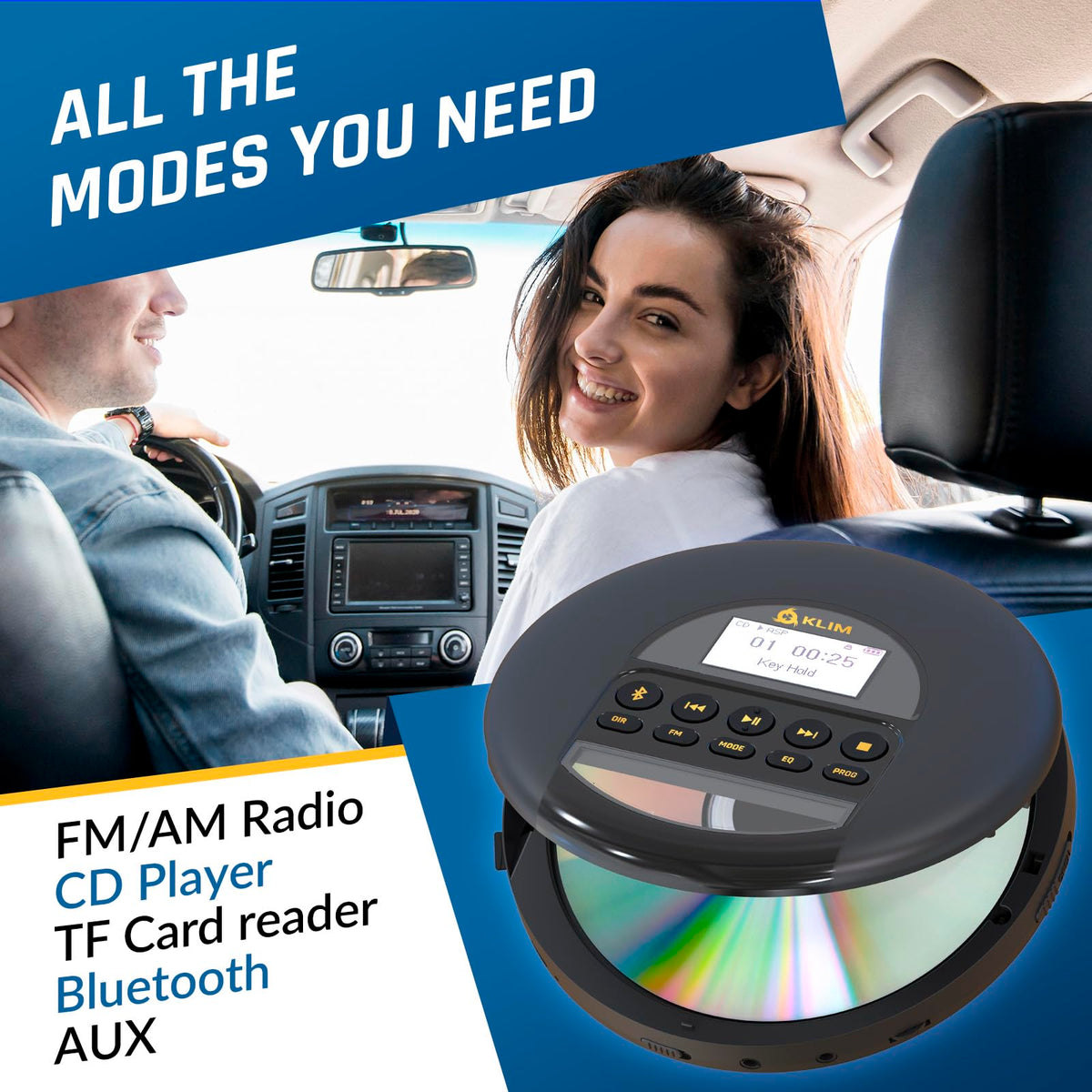 Portable CD Player with Headphones D46431