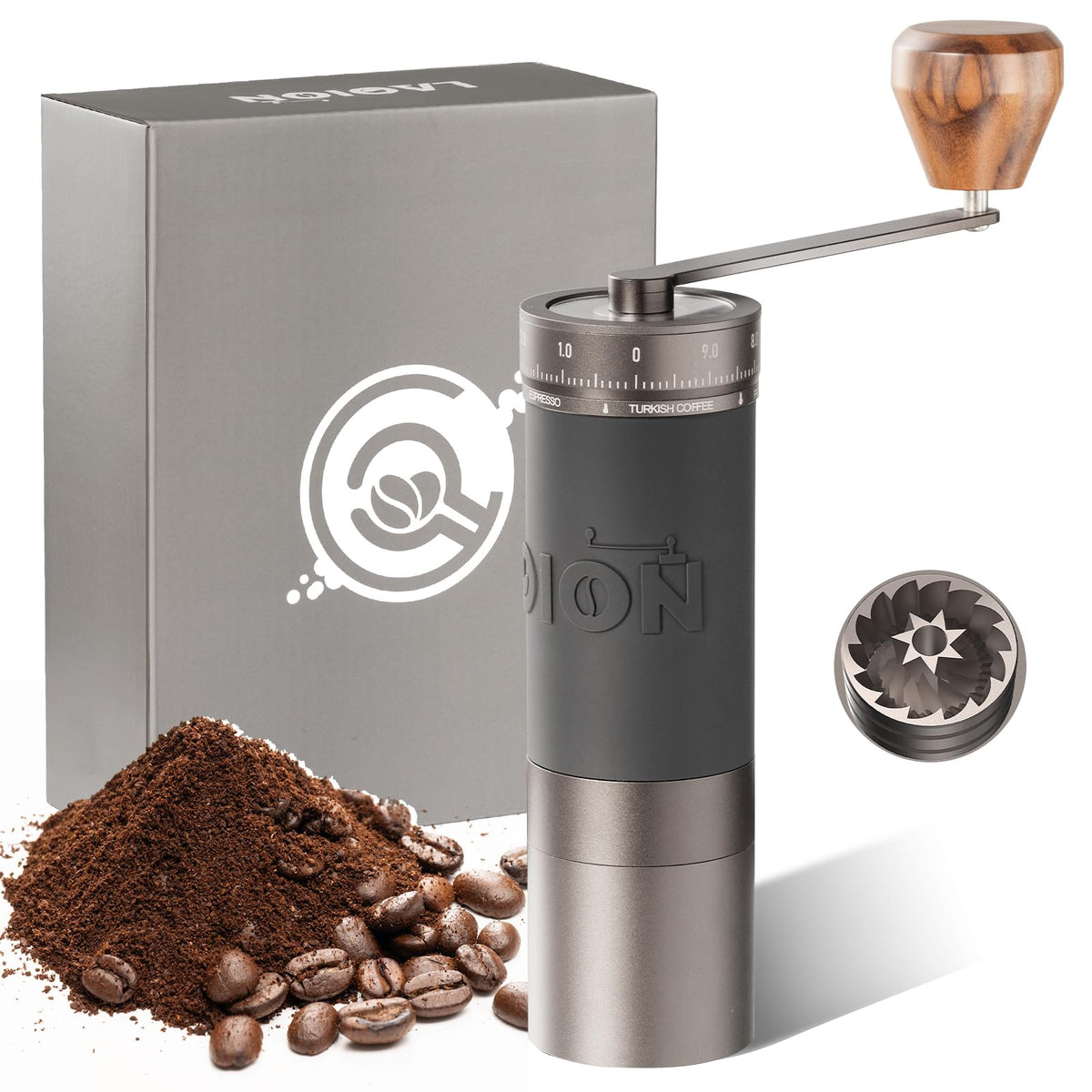 Manual Coffee Grinder with Straight Handle R748