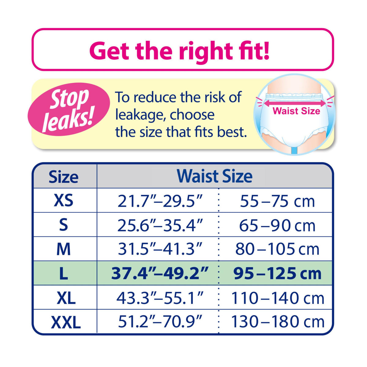 Adult Incontinence Underwear, Unisex, Large, 16 Count C368