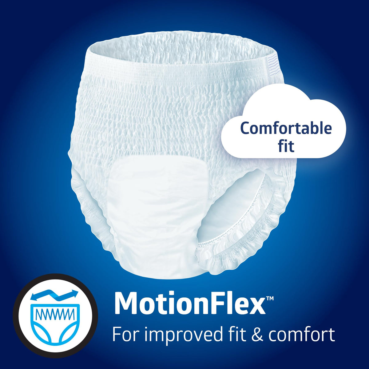 Small/Medium Disposable Pull-On Absorbent Underwear, 64 Count D1639