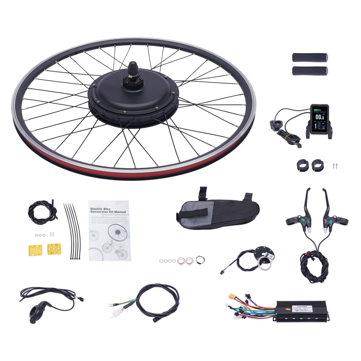 48V 1000W Electric Bike Conversion Kit with LCD Display J238202