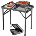 Black Adjustable Folding Camping Table U3825
