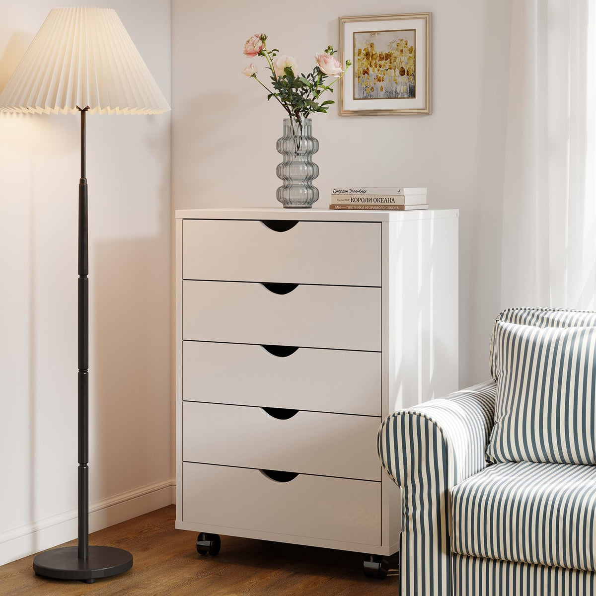5 Drawer Wooden Dresser C89585