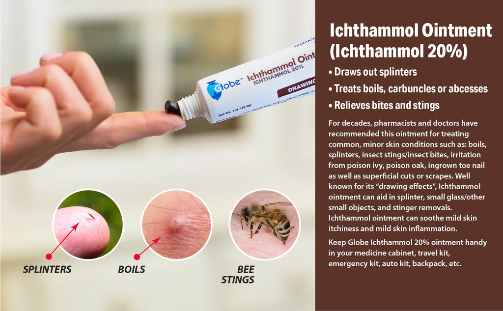 Ichthammol Ointment 20% 1 OZ N7384