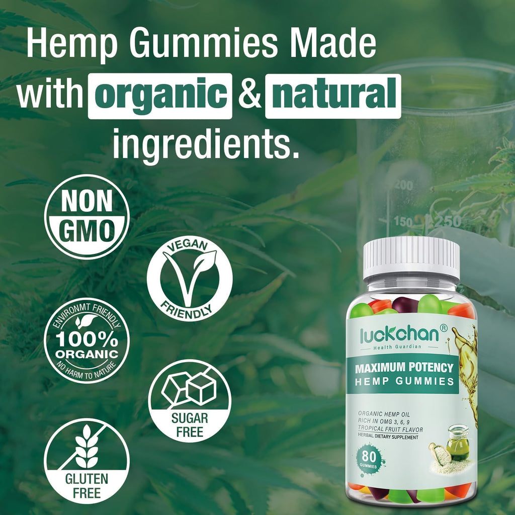 Hemp Gummies High Potency Organic V970