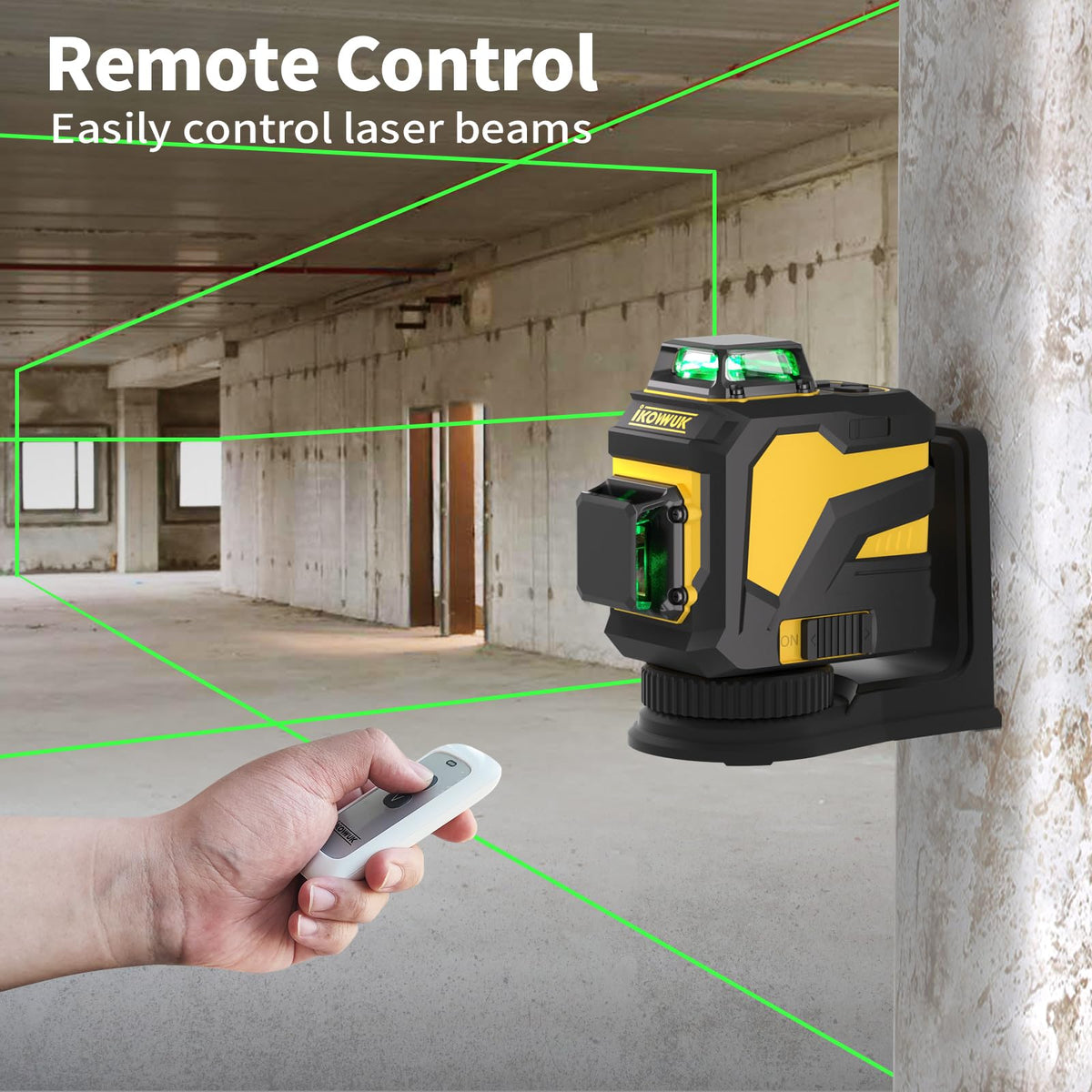 Laser Level with 12 Green Lines A764