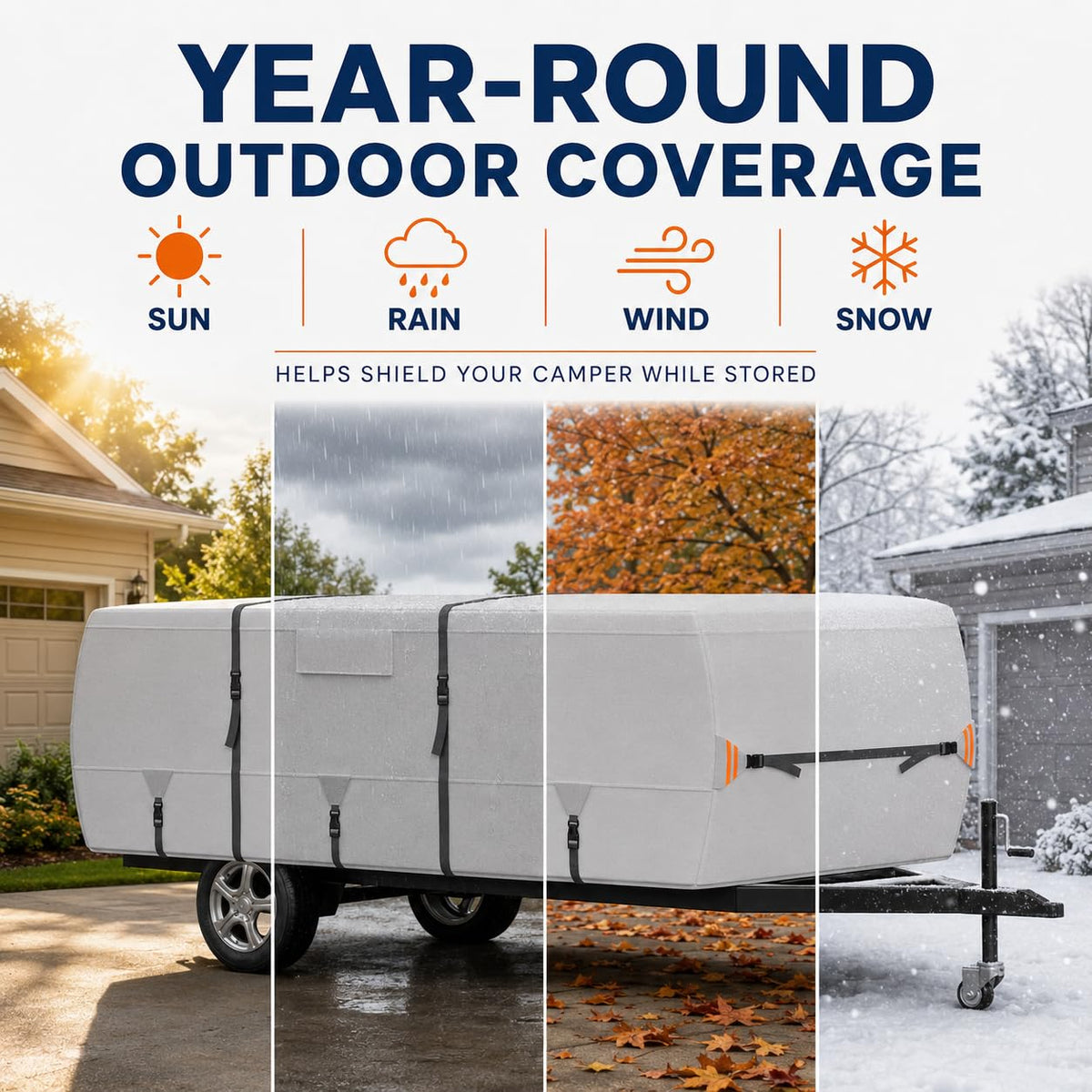 420D Oxford Folding Camper Cover U7642