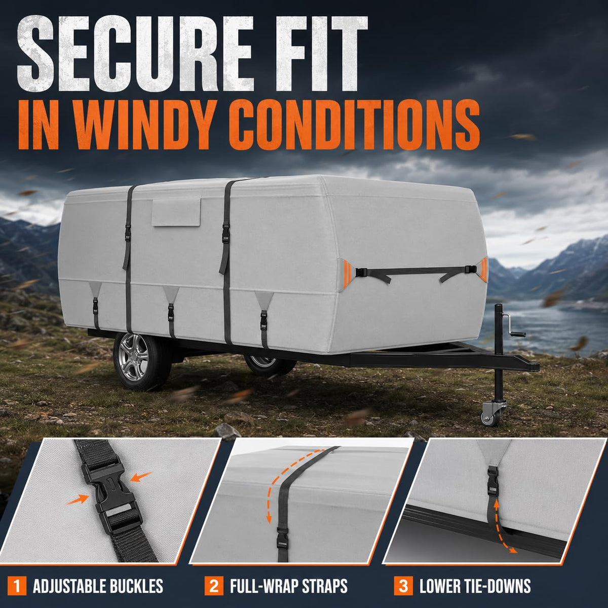 420D Oxford Folding Camper Cover U7642