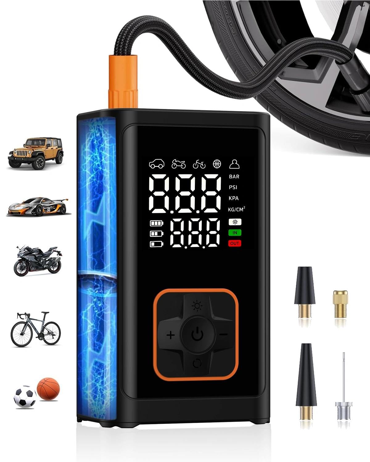 Portable Air Compressor 150PSI Cordless Auto-Shutoff Y820