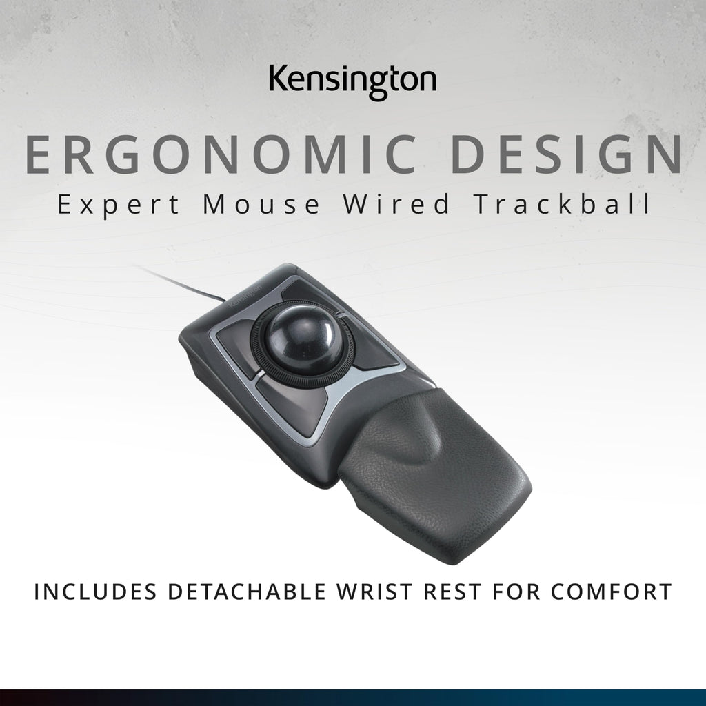Black Silver Trackball Mouse G552347