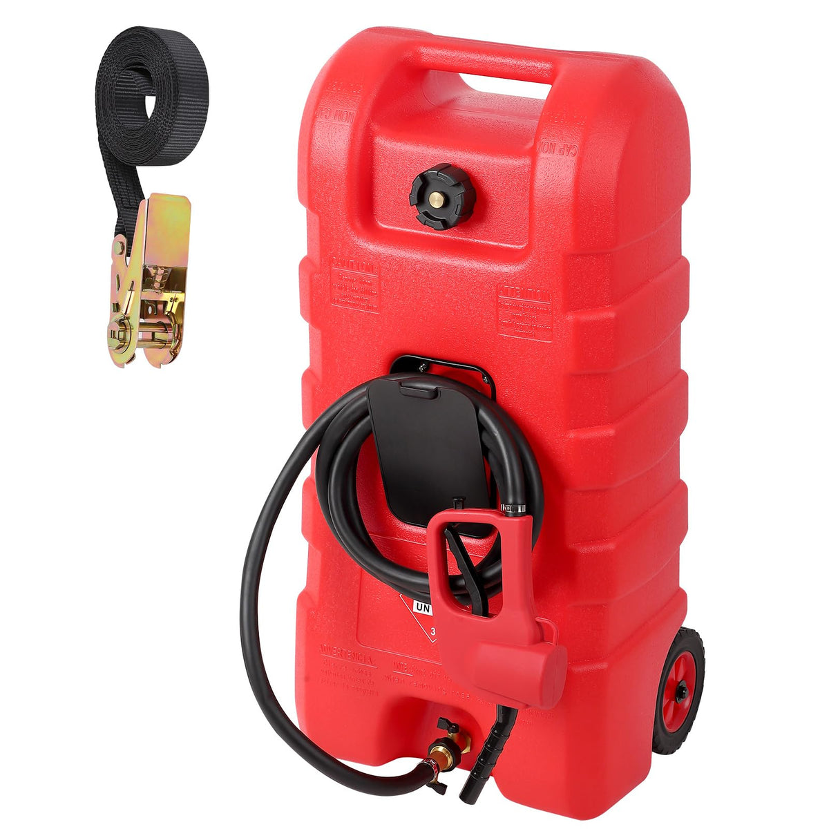 15 Gallon Portable Gas Fuel Tank Container with Pump and Hose K783111