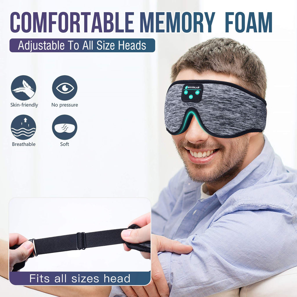 3D Sleep Mask with Bluetooth Headphones U444373