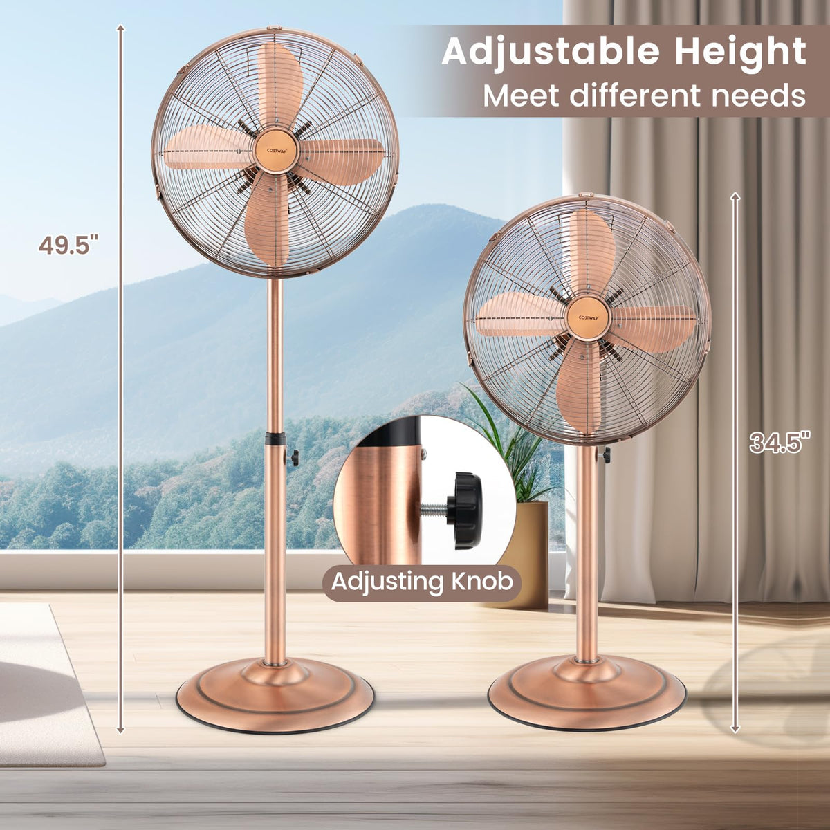 16" Metal Pedestal Fan L49740