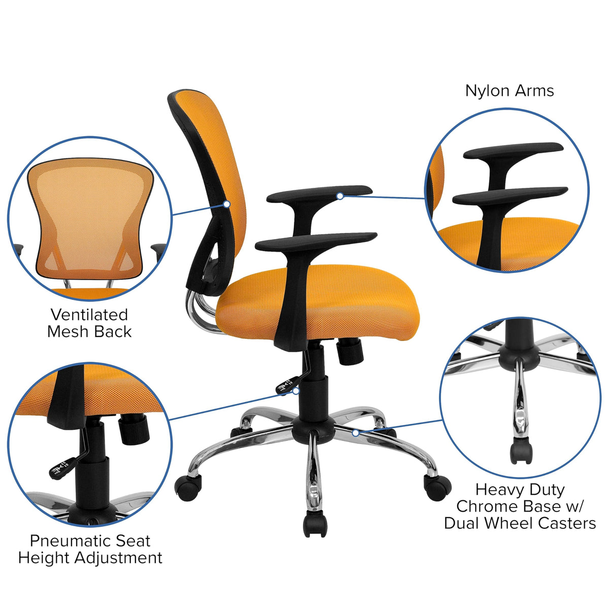 Mid-Back Mesh Executive Office Chair Z671