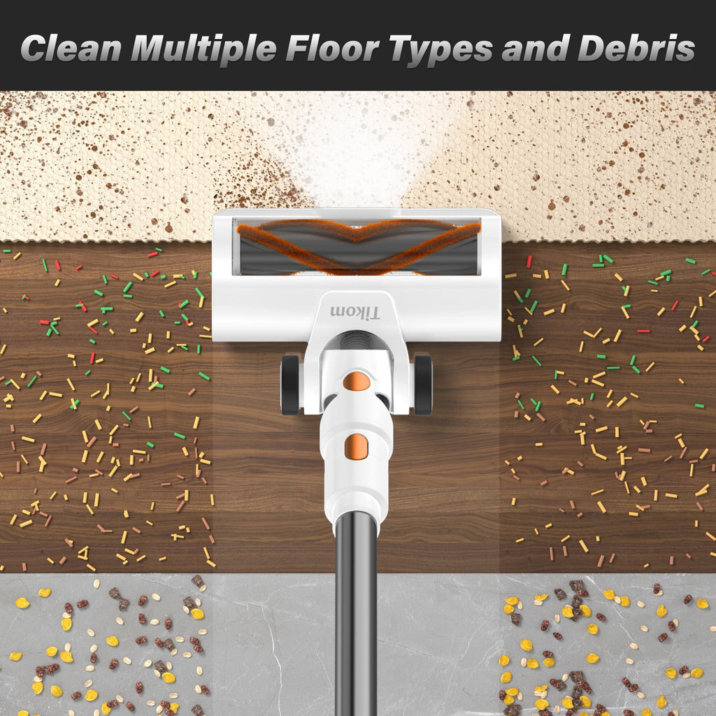 Cordless Stick Vacuum Cleaner 40000Pa Lightweight Handheld Q7087