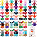 100 Pcs Floral Adjustable Dog Collar Flowers Z583775