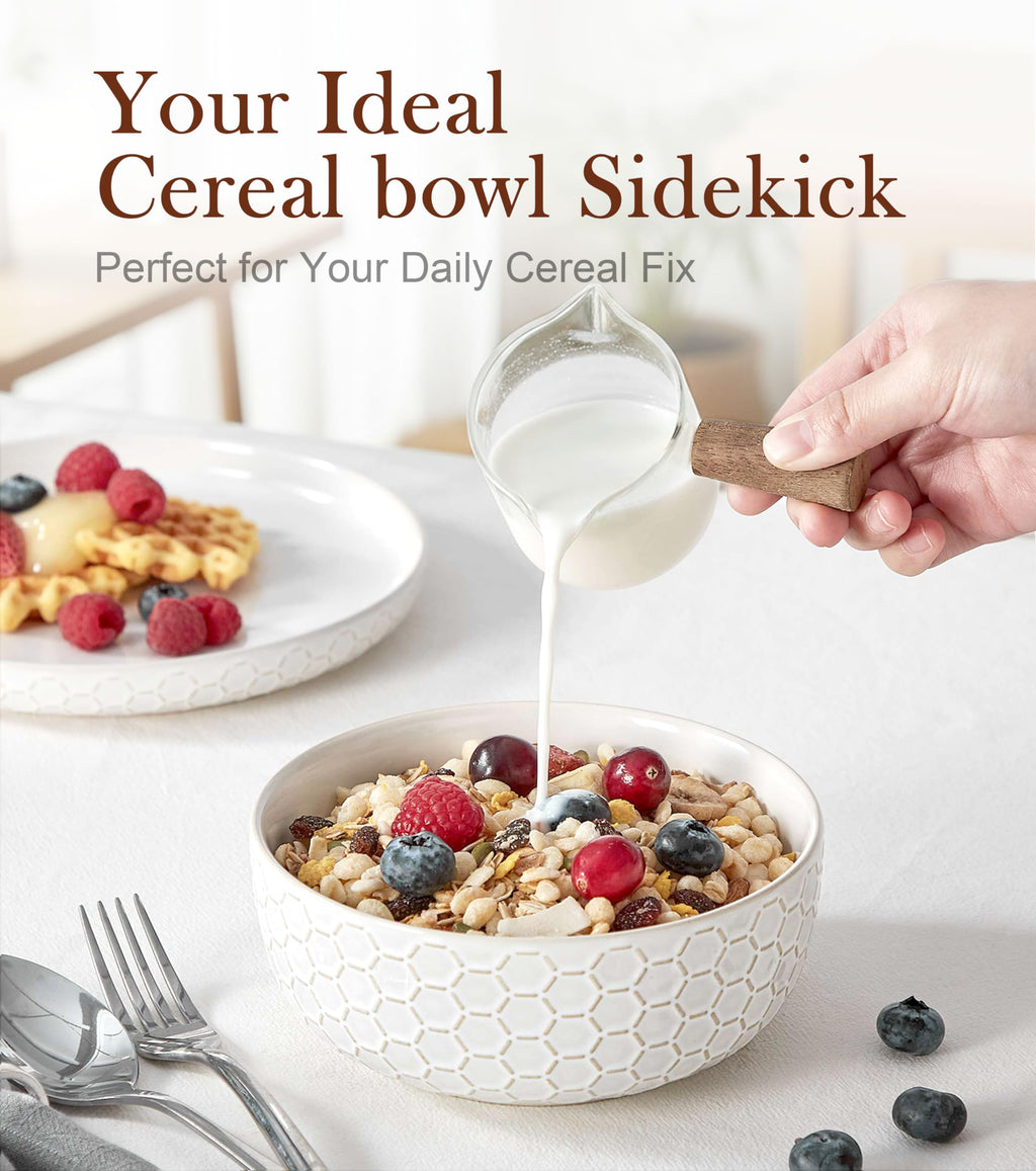 26 oz Ceramic Cereal Bowls Set of 4 R2456