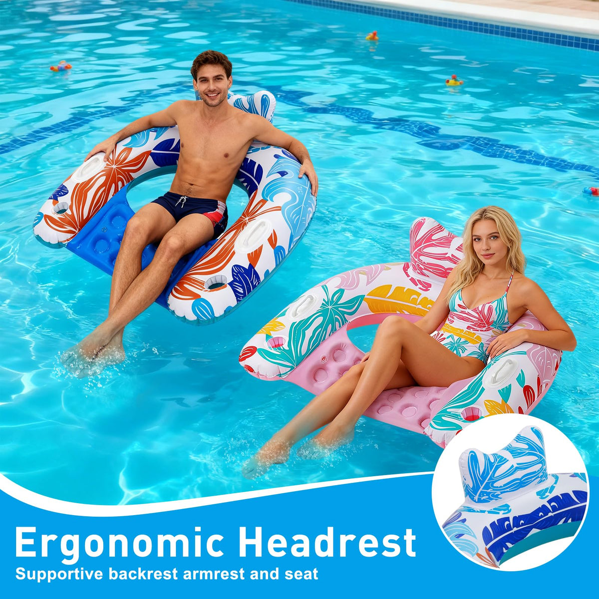 3 Pack Inflatable Pool Floats B163706