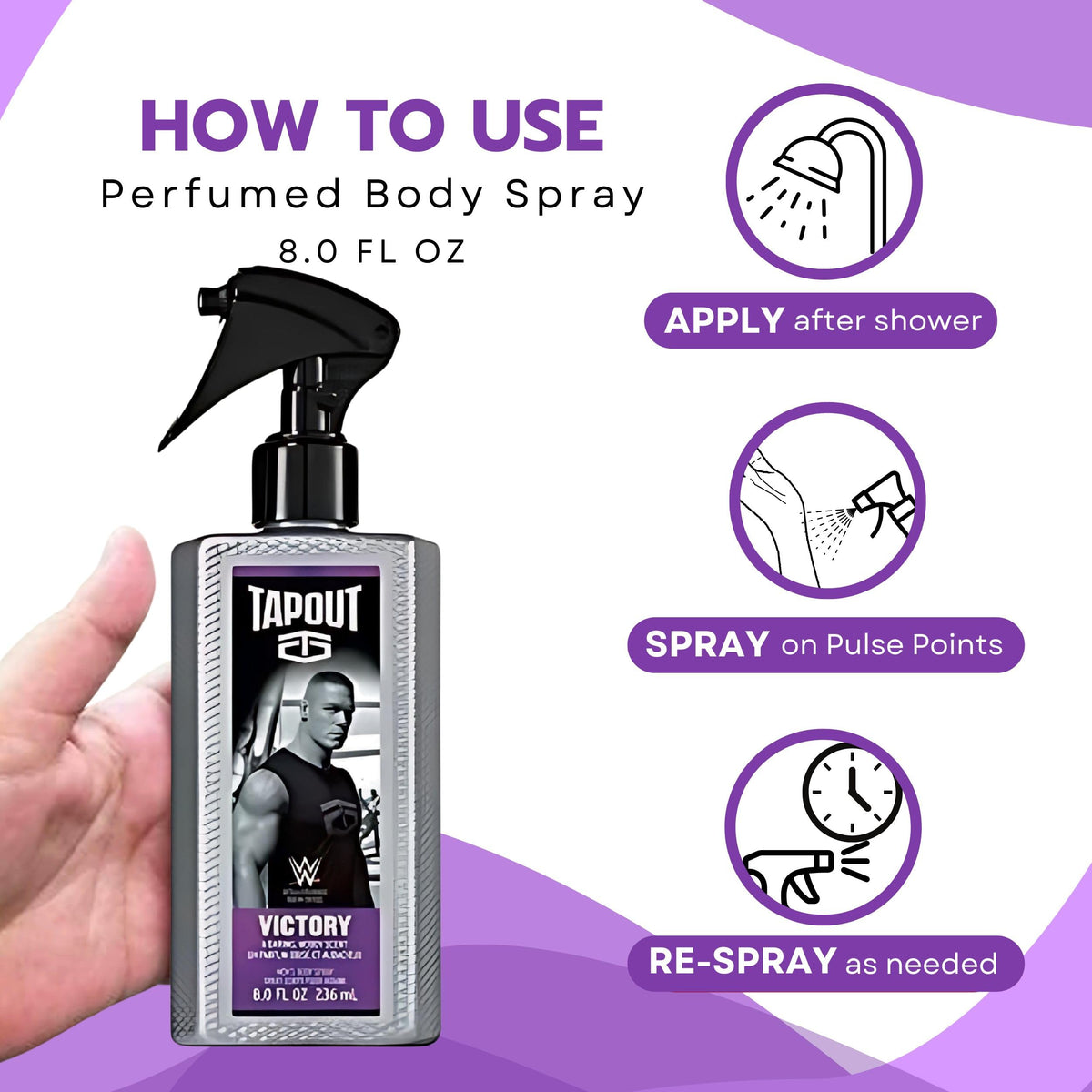 Body Spray Perfume for Men 8 Ounces K9572