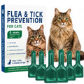 Flea and Tick Drops for Cats 6 Pack Z29838