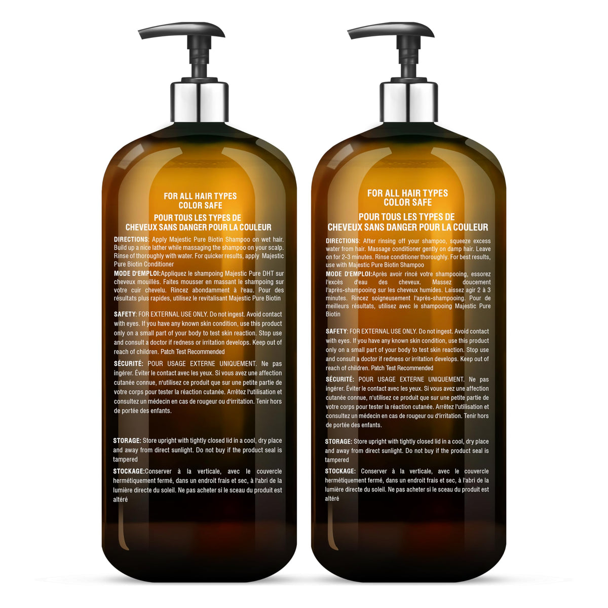 Biotin Shampoo and Conditioner Set 2x16 Fl oz S4735