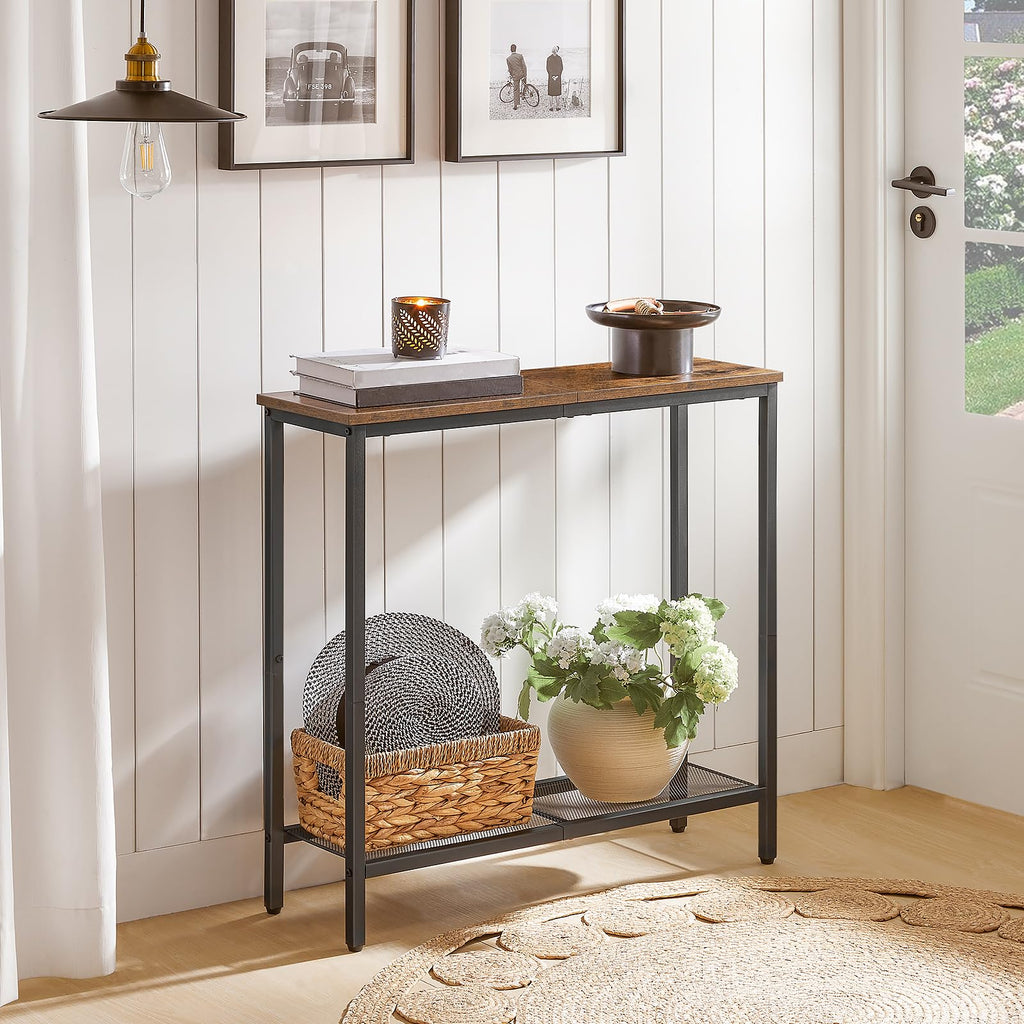 29.5" Narrow 2 Tier Console Table S97153