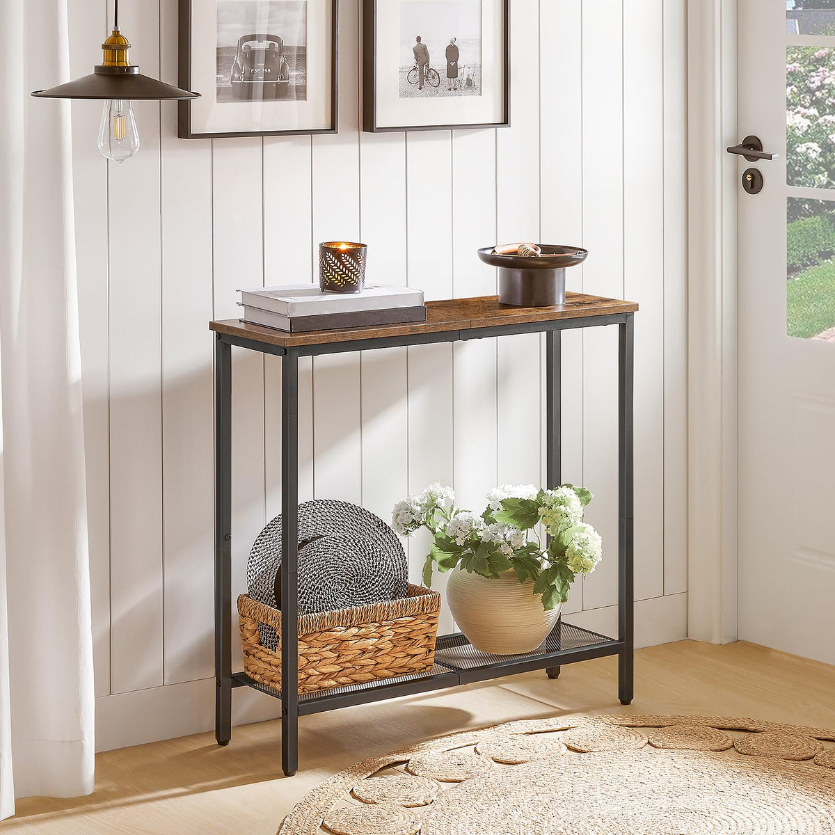 29.5" Narrow 2 Tier Console Table S97153