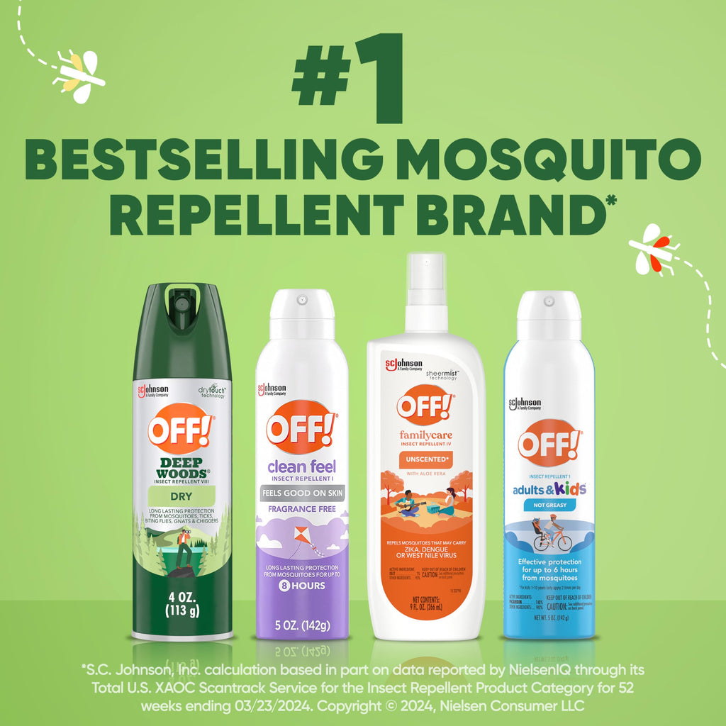 Insect & Mosquito Repellent Bug Spray 4 oz 2-Pack H7309