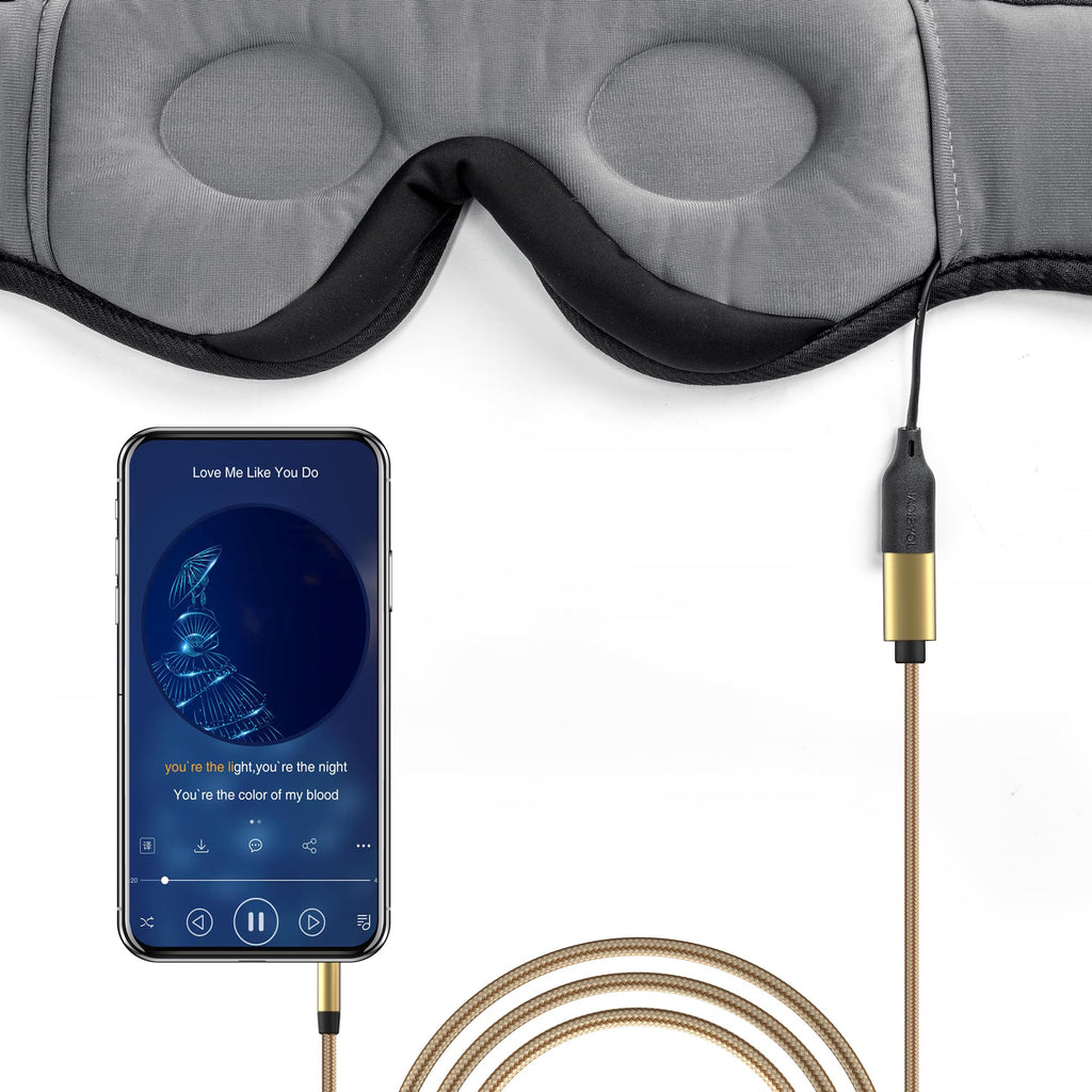 3D Sleep Mask with Bluetooth Headphones U444373