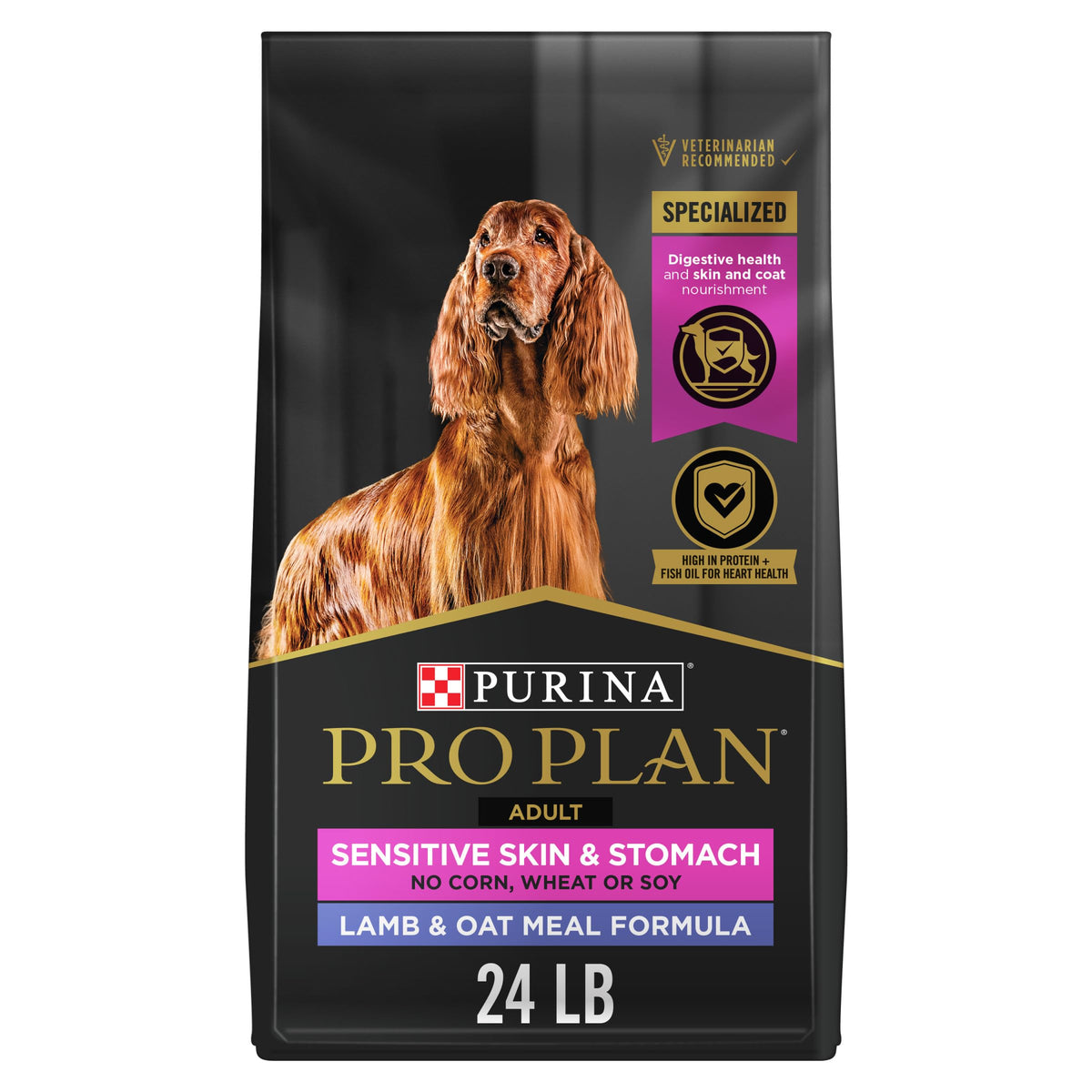 Sensitive Skin & Stomach Dry Dog Food, Lamb, 24 lb Bag V247
