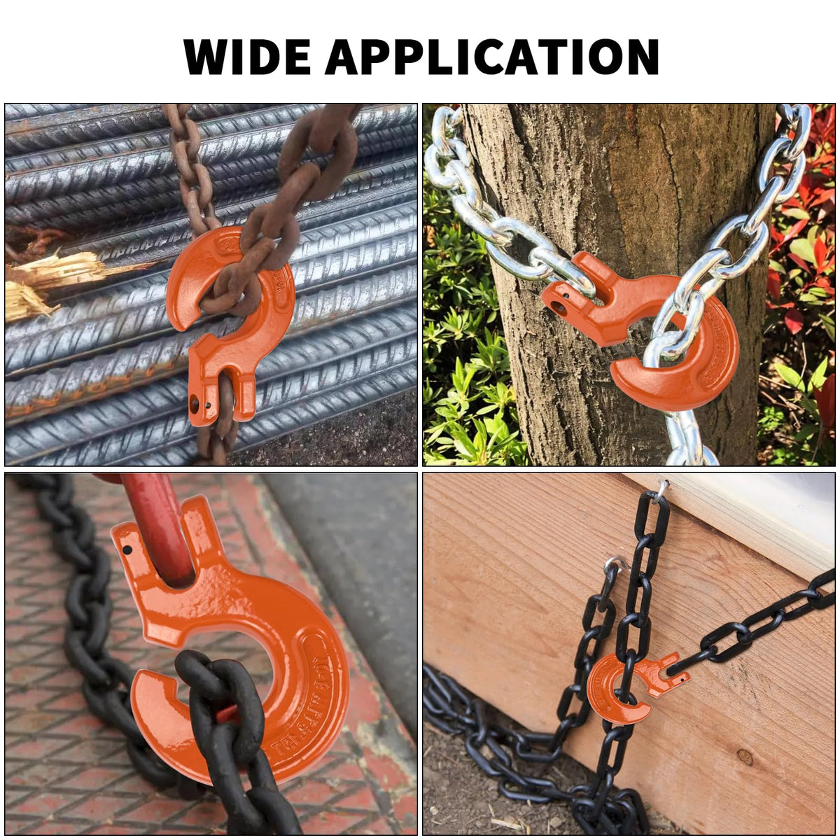 3/8" Logging Choke Chain Hooks, 3.15 Ton C589116