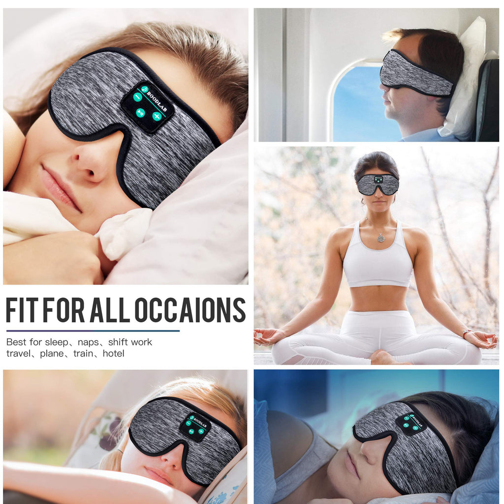 3D Sleep Mask with Bluetooth Headphones U444373