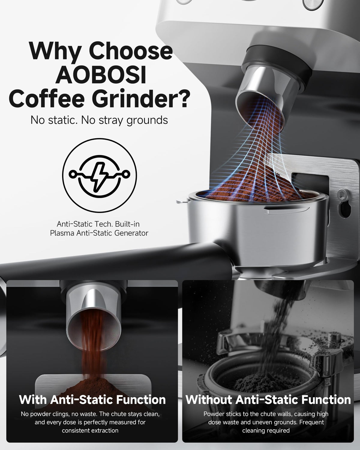 Espresso Coffee Grinder, 45 Grind Settings X153160