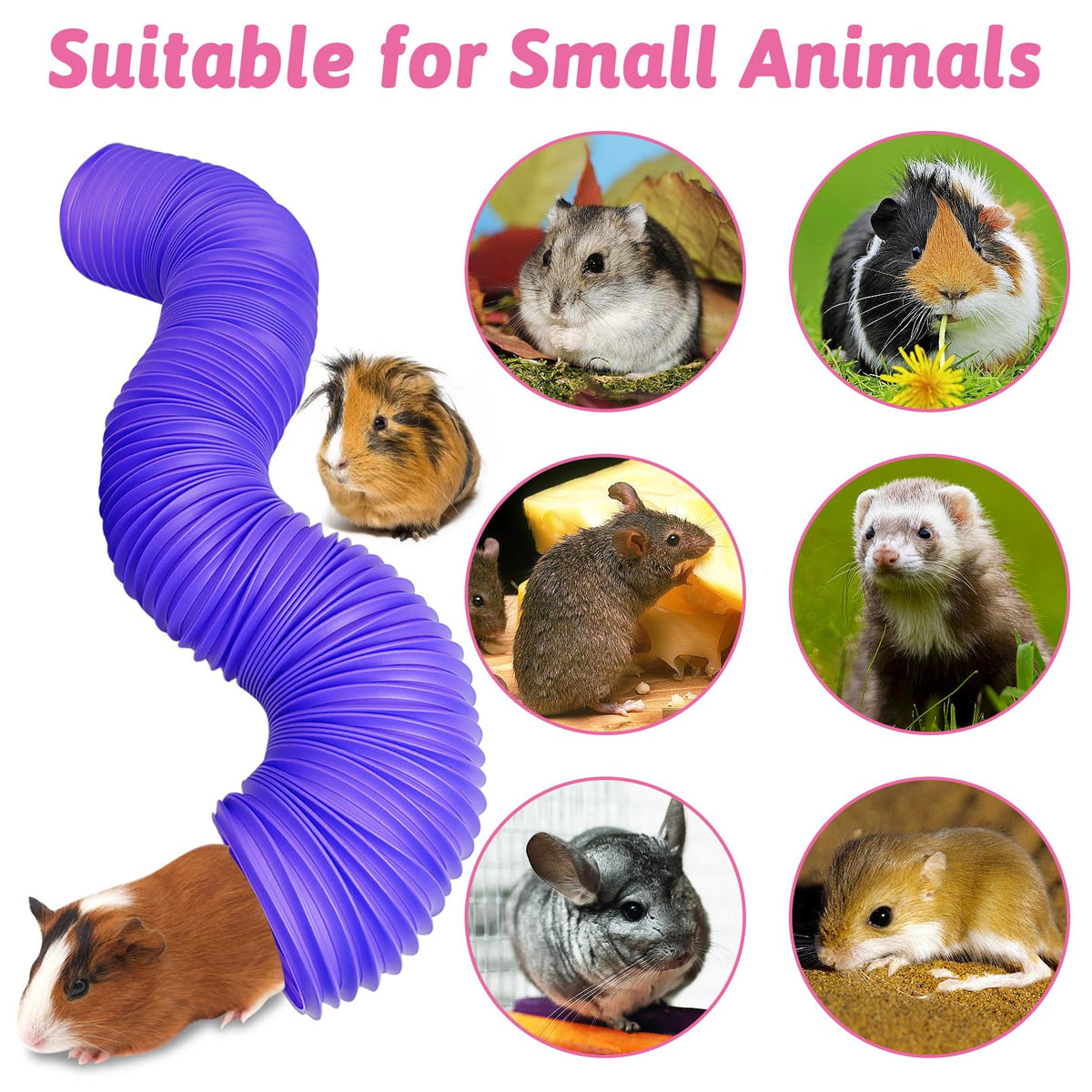 2 Pack Hamster Fun Tunnels and Grass Balls U833783