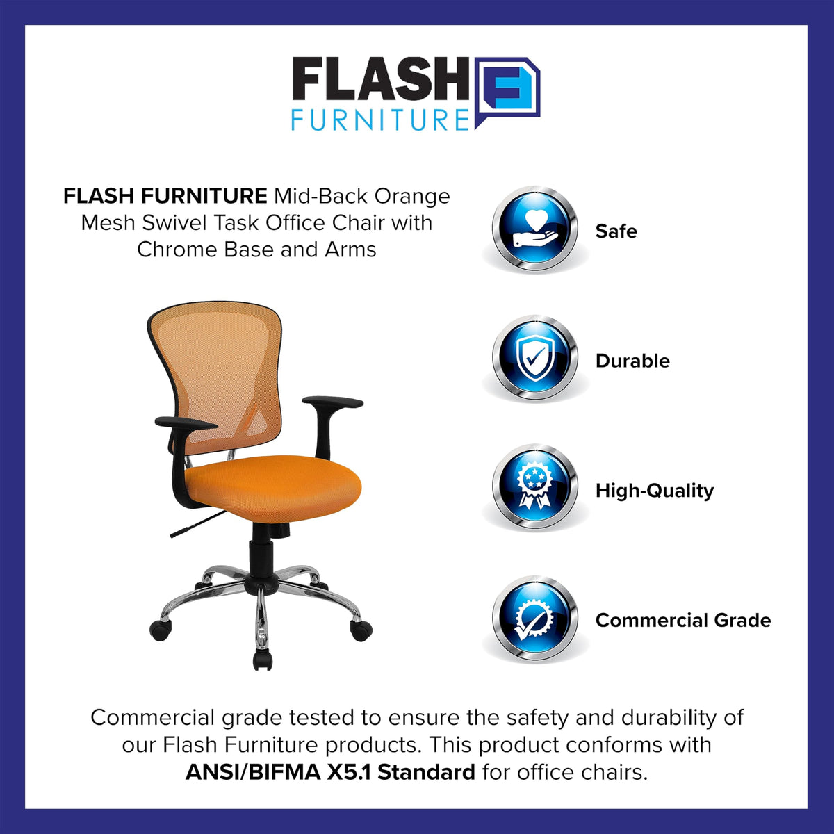 Mid-Back Mesh Executive Office Chair Z671