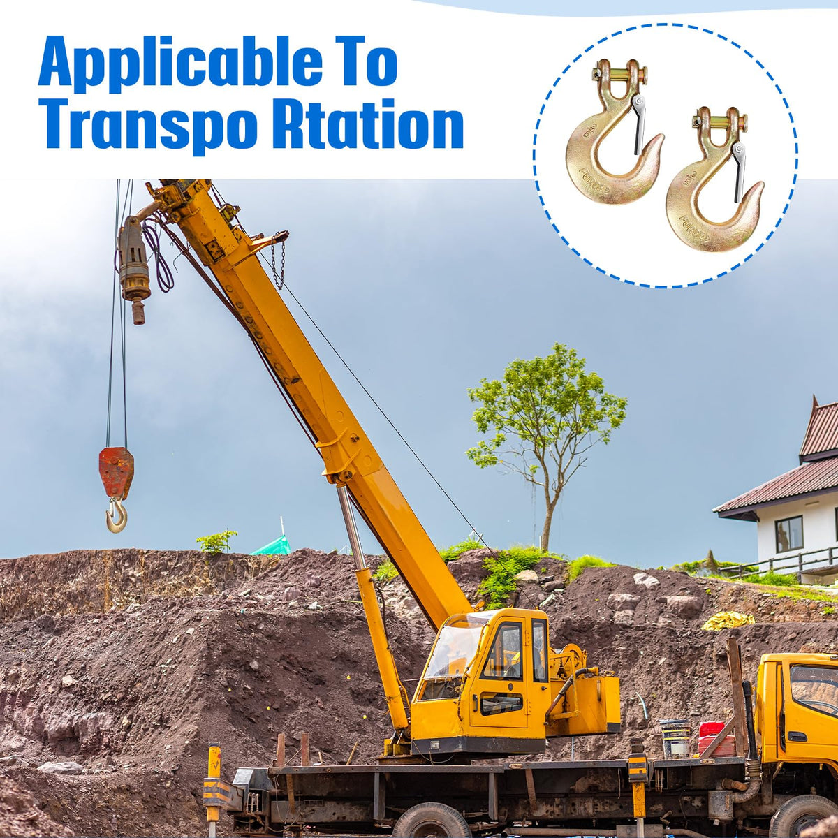 3/8 Clevis Slip Hook with Safety Latch U106741