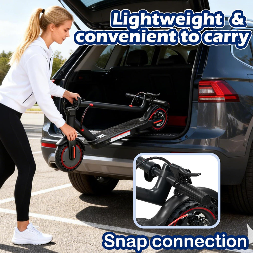 Electric Scooter with 350W/500W Motor, 8.5" Solid Tires, Foldable T61739