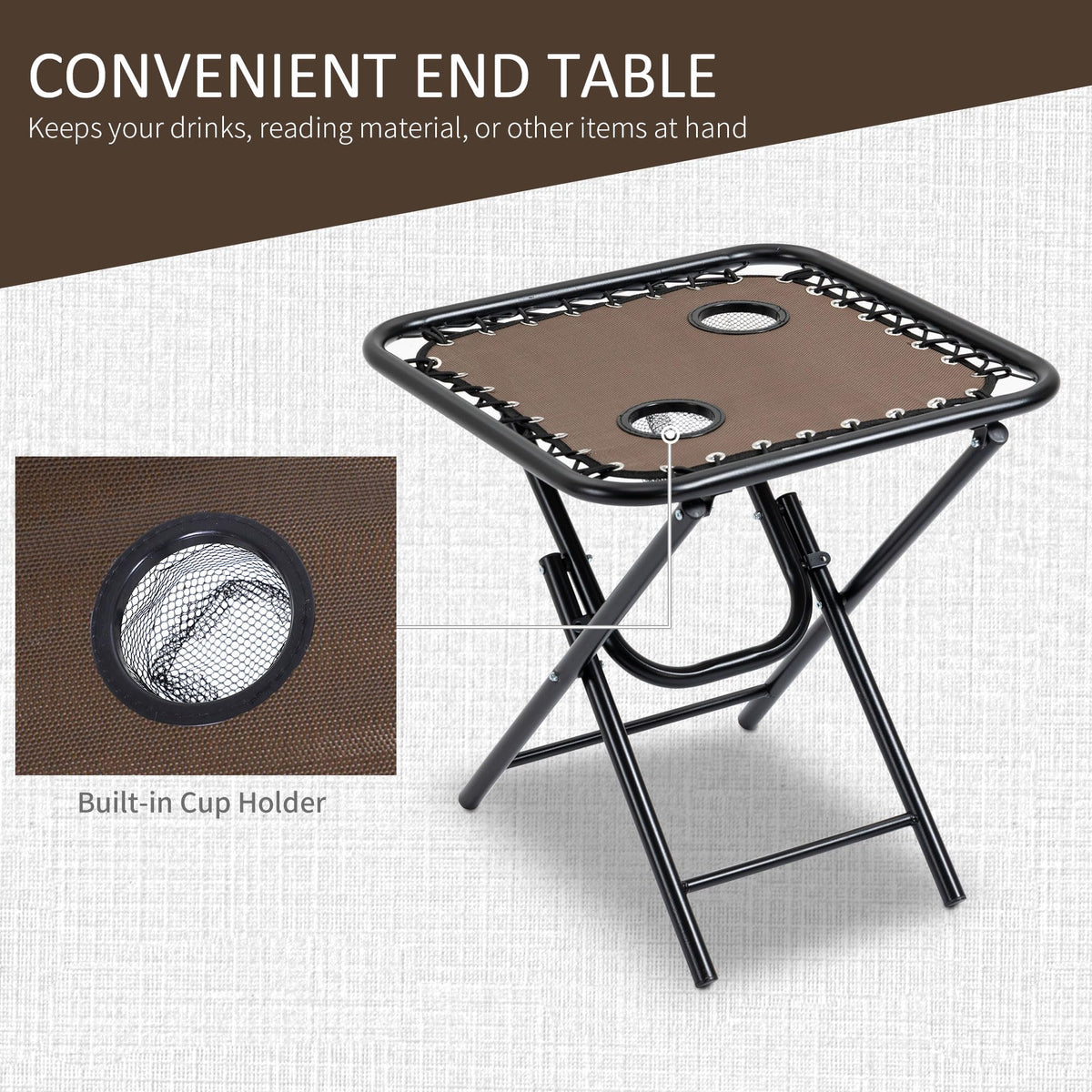 Zero Gravity Chair Set with Side Table U944