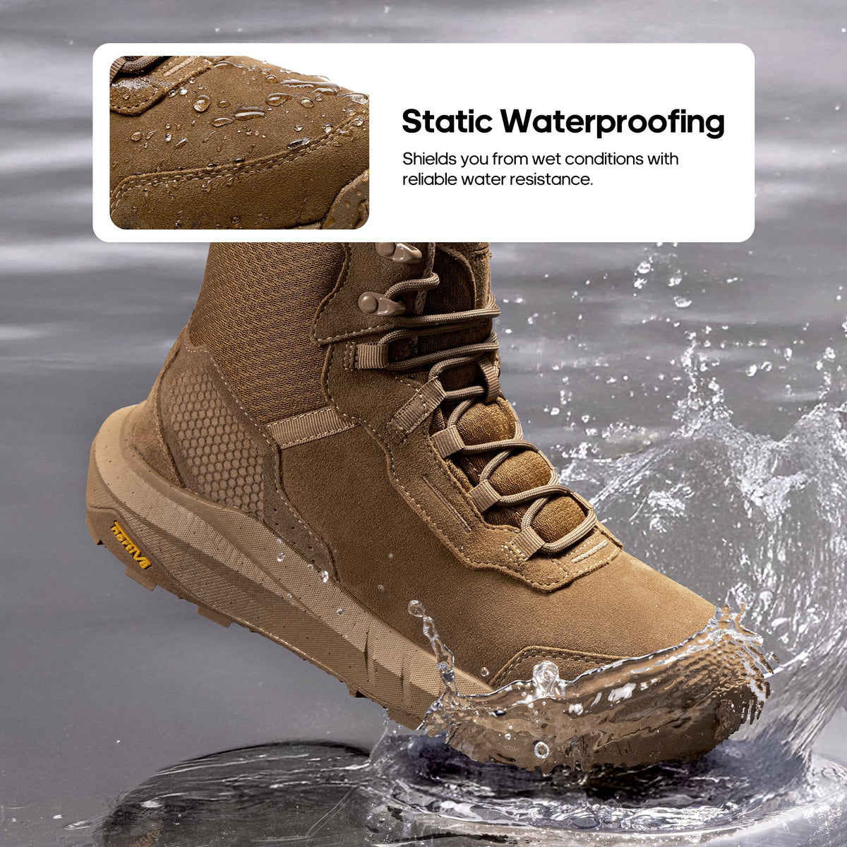 Waterproof Leather Tactical Work Boots L232248